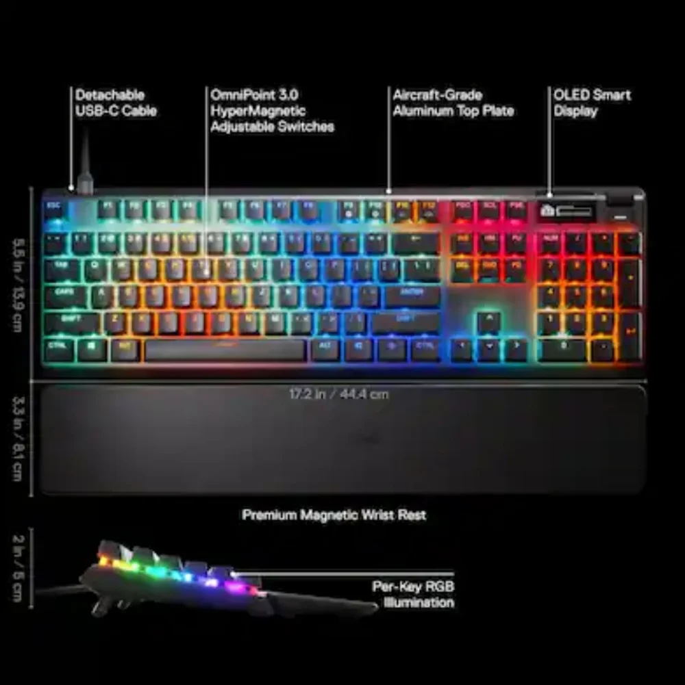Steelseries Apex Pro Wireless Keyboard Gen 3